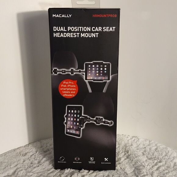Macally Duel Position Car Seat Headrest Mount - Picture 1 of 13